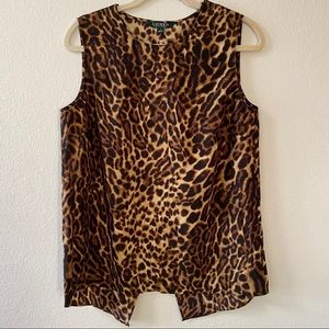Ralph Lauren Cheetah Print Sz Small EUC